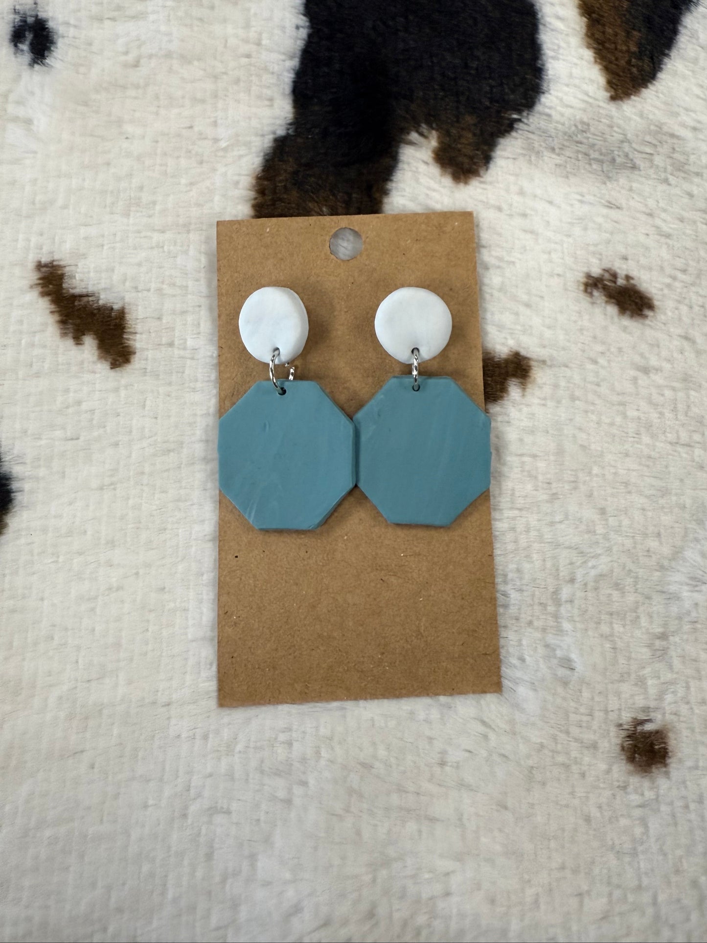 Clay Blue Earrings