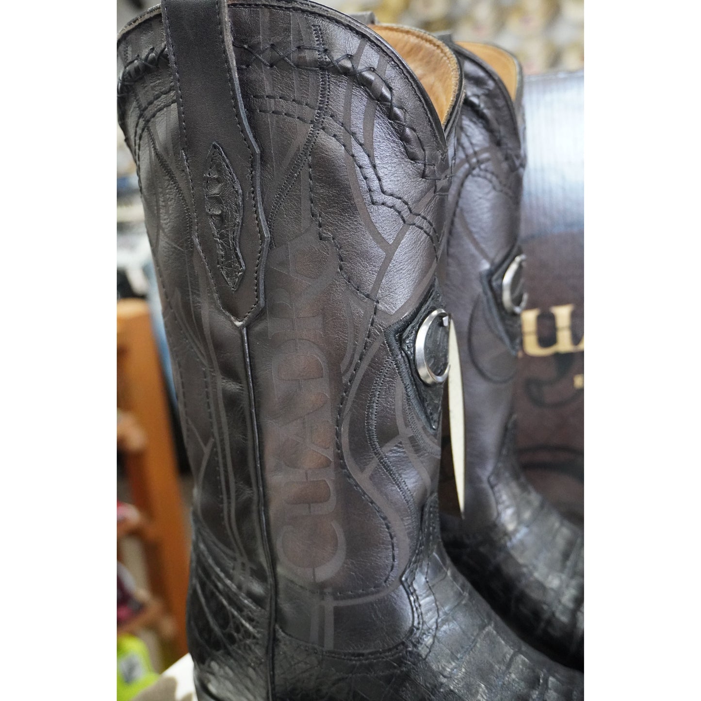 Cuadra Hombre Bota De Fuscus Lomo Belly Plunge Negro
