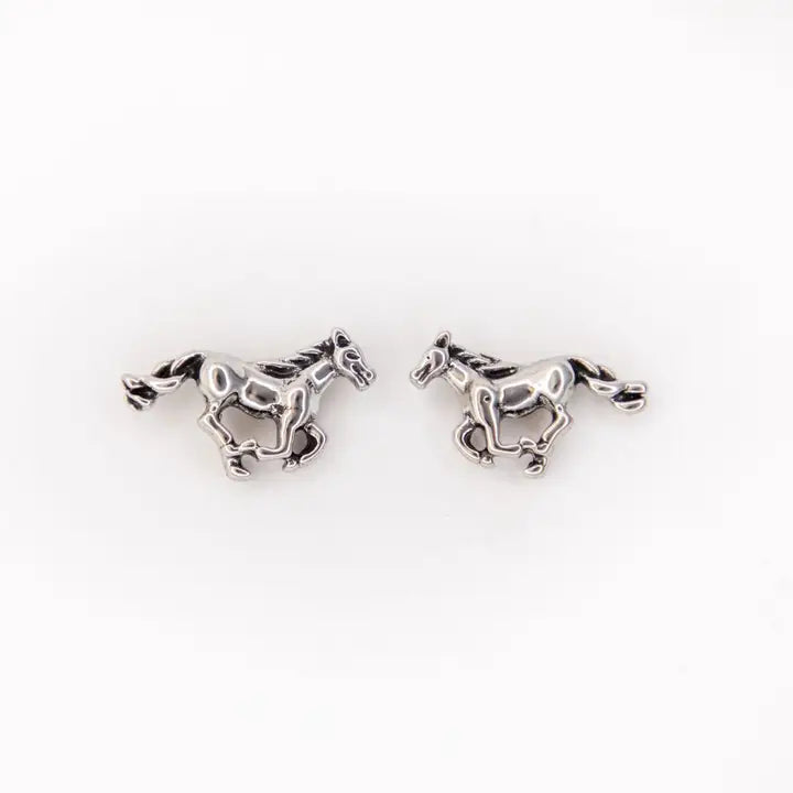 West & Co. Running Horse Earrings