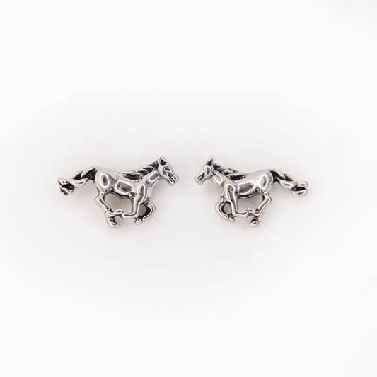West & Co. Running Horse Earrings