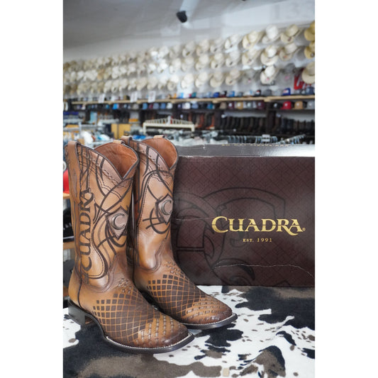 Cuadra Hombre Piel Sillero Over Miel