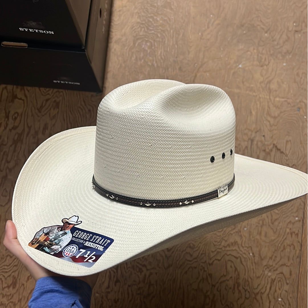 Resistol George Strait 10X Kingman Cowboy Straw Hat