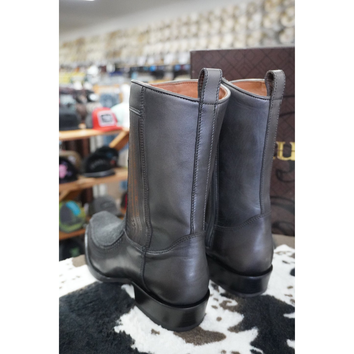 Cuadra Hombre Bota de Mantarraya Negro