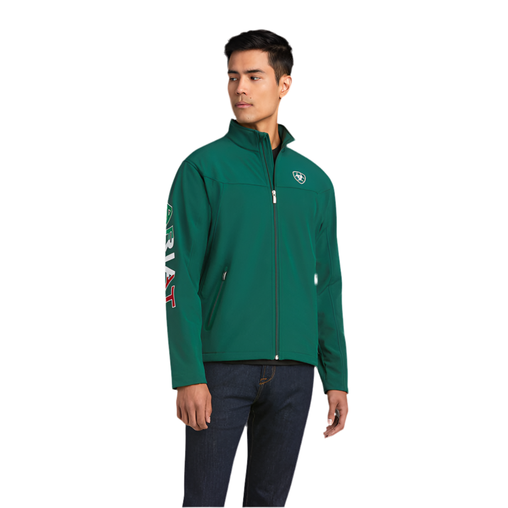 Men's Team Softshell Mexico Green Jacket