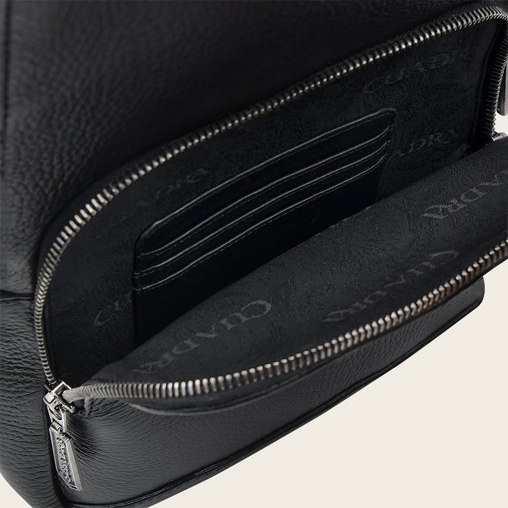 Cuadra Black Deer Crossbody Bag