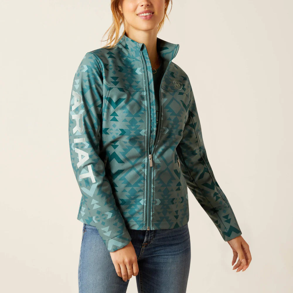 Ariat Pattern Print Ariat Women's Team Softshell Print Jacket – El Charro Western Wear