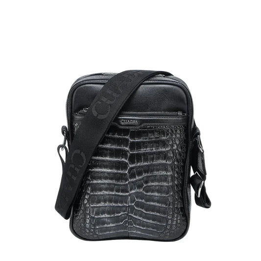 Cuadra Caiman Silver and Black Bag