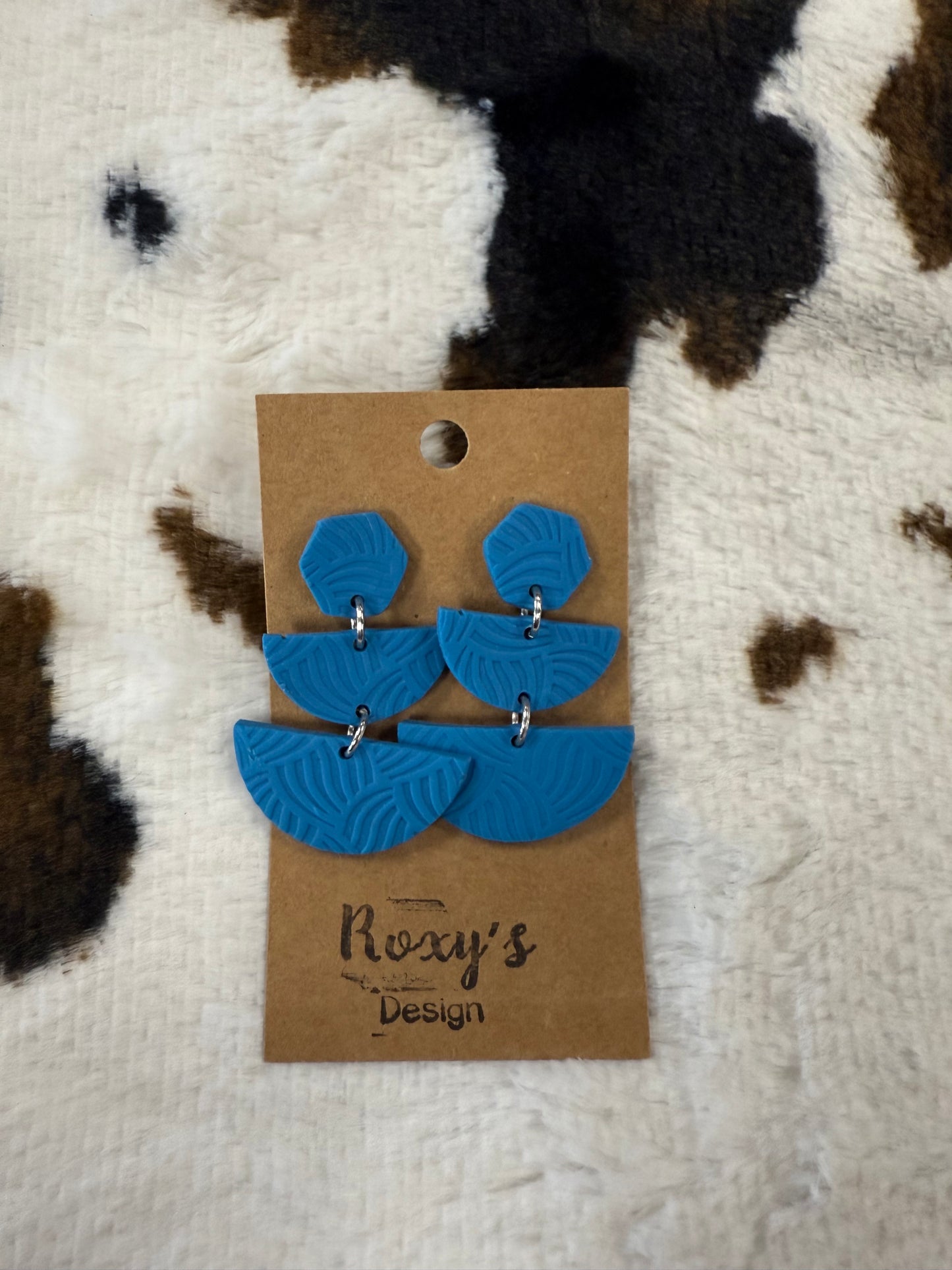 Clay Blue Earrings