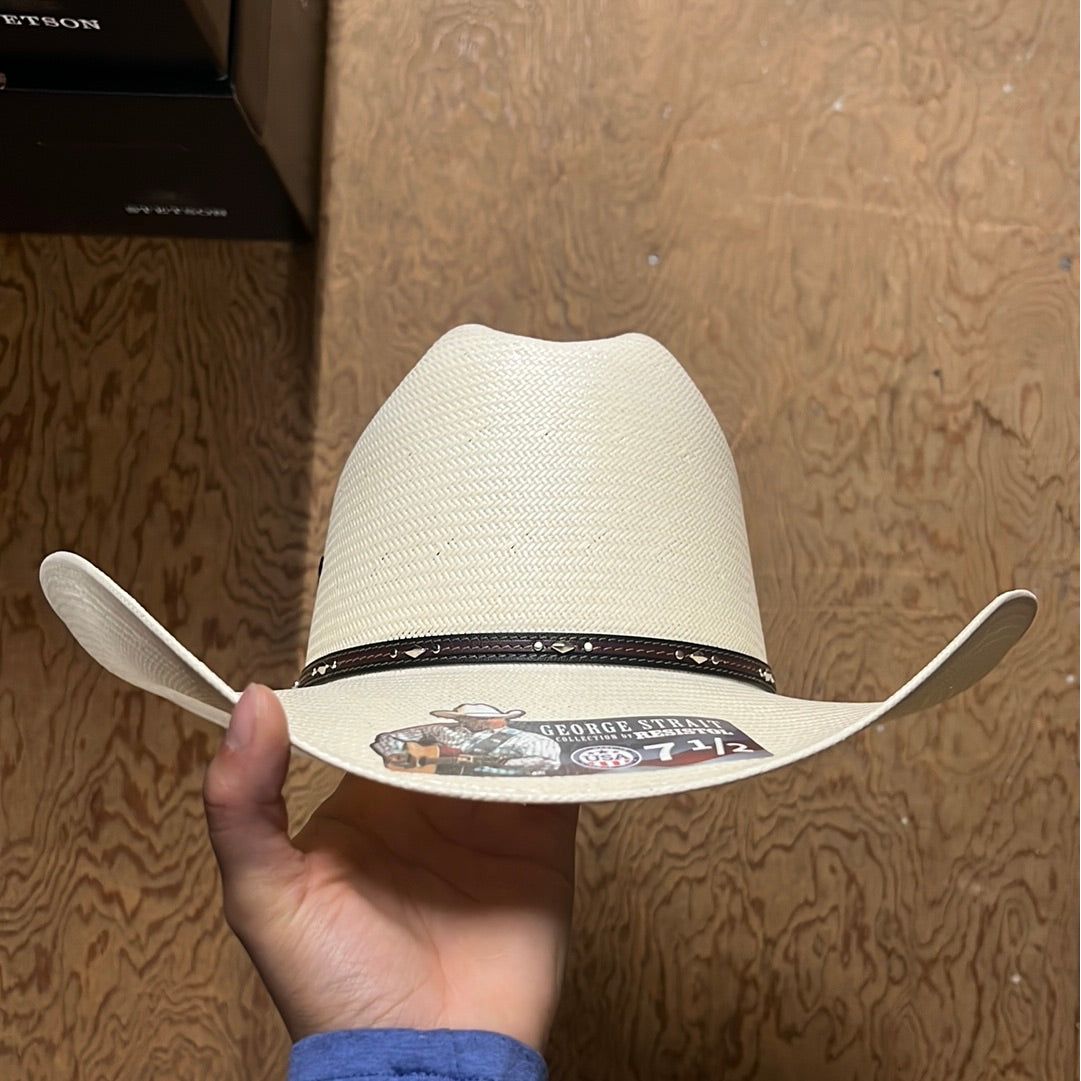 Resistol George Strait 10X Kingman Cowboy Straw Hat – El Charro Western ...