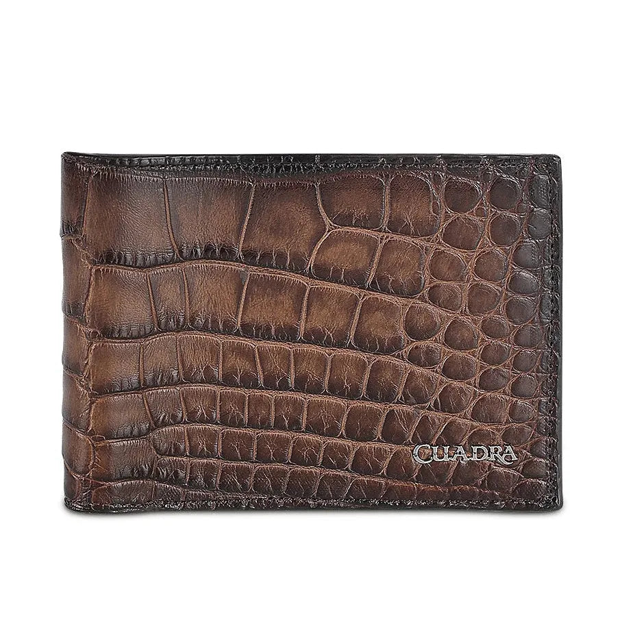 Cuadra Honey Alligator Wallet