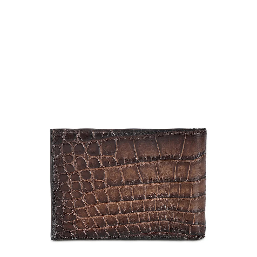 Cuadra Honey Alligator Wallet