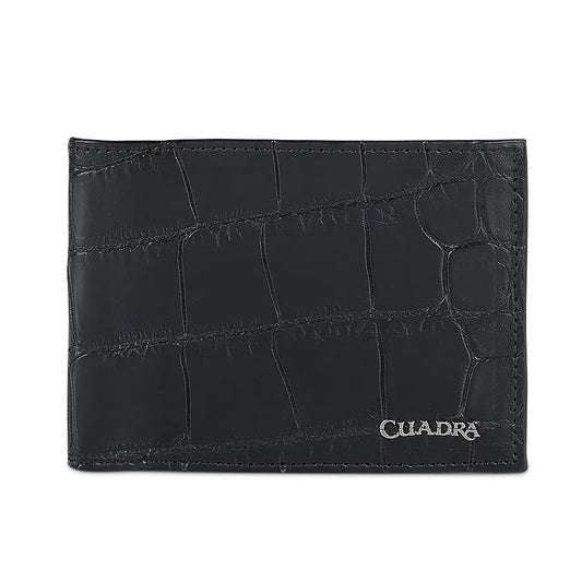 Cuadra Black Alligator Wallet