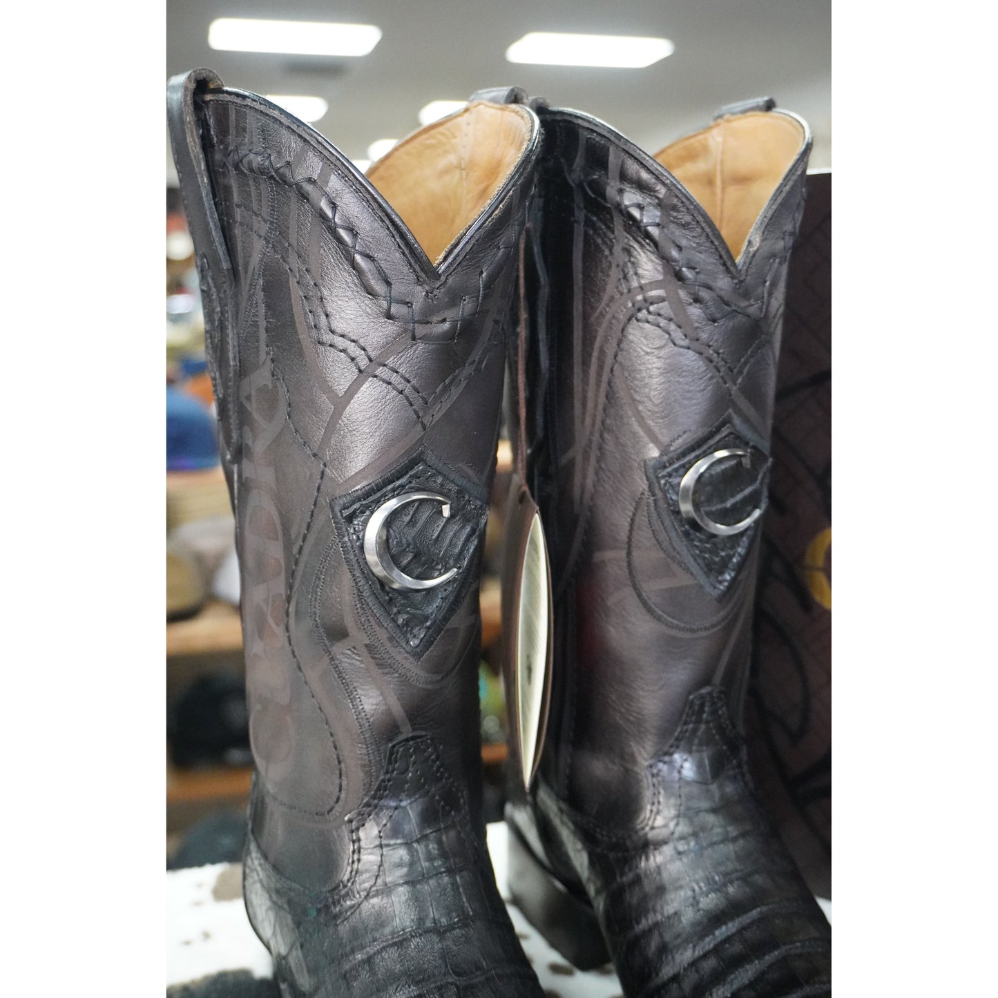Cuadra Hombre Bota De Fuscus Lomo Belly Plunge Negro