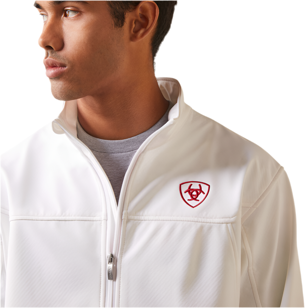 Men's Team Softshell Mexico White Jacket