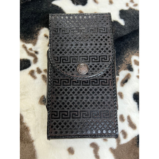 Black Printed Phone Case