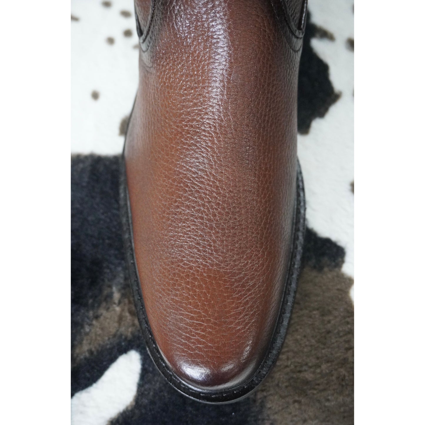 Cuadra Hombre Bota Venado Crosta Almendra