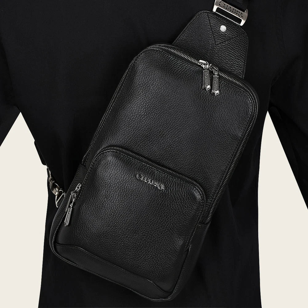 Cuadra Black Deer Crossbody Bag