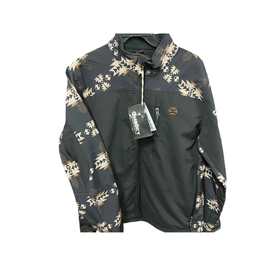 Hooey Men's Softshell Jacket, Black