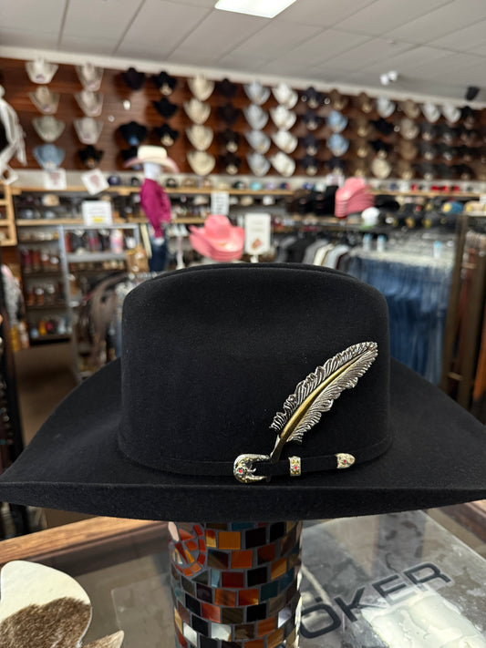 Silver/Gold Hat Feather
