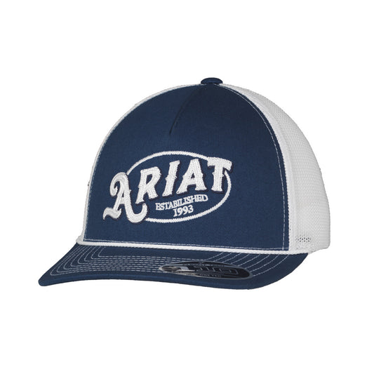 Ariat Navy Blue Rope Accent Snapback Cap