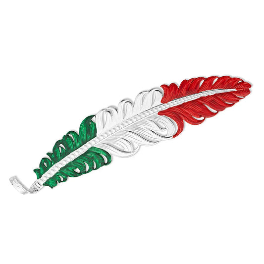 Montana Silversmiths Mexico Flag Hat Feather (Multi-Designed)