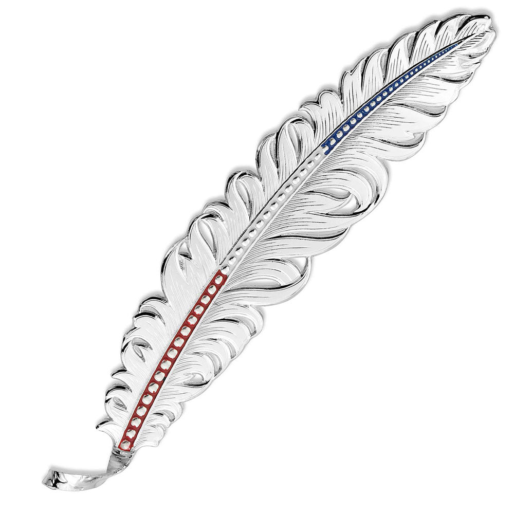 Montana Silversmiths Red, White, & Blue Feather