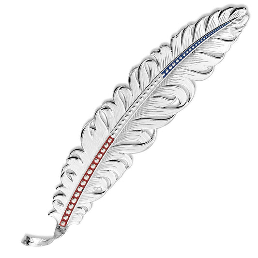 Montana Silversmiths Red, White, & Blue Feather
