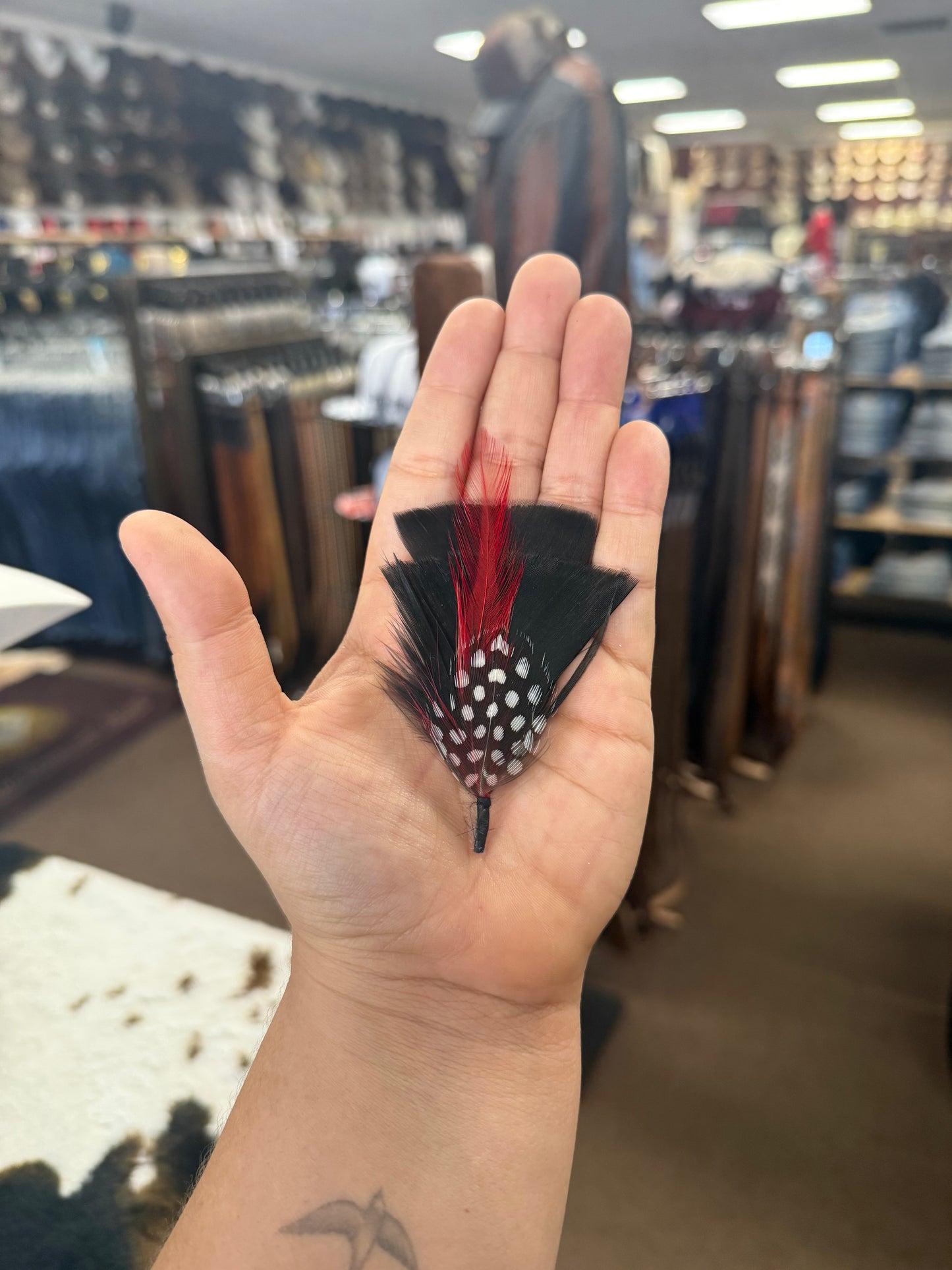 Black Hat Feather