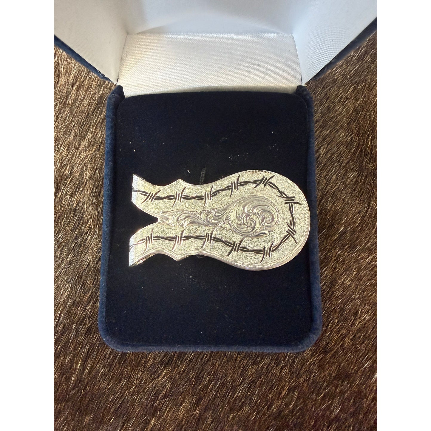 Montana Silversmiths Barbed Wire Money Clip