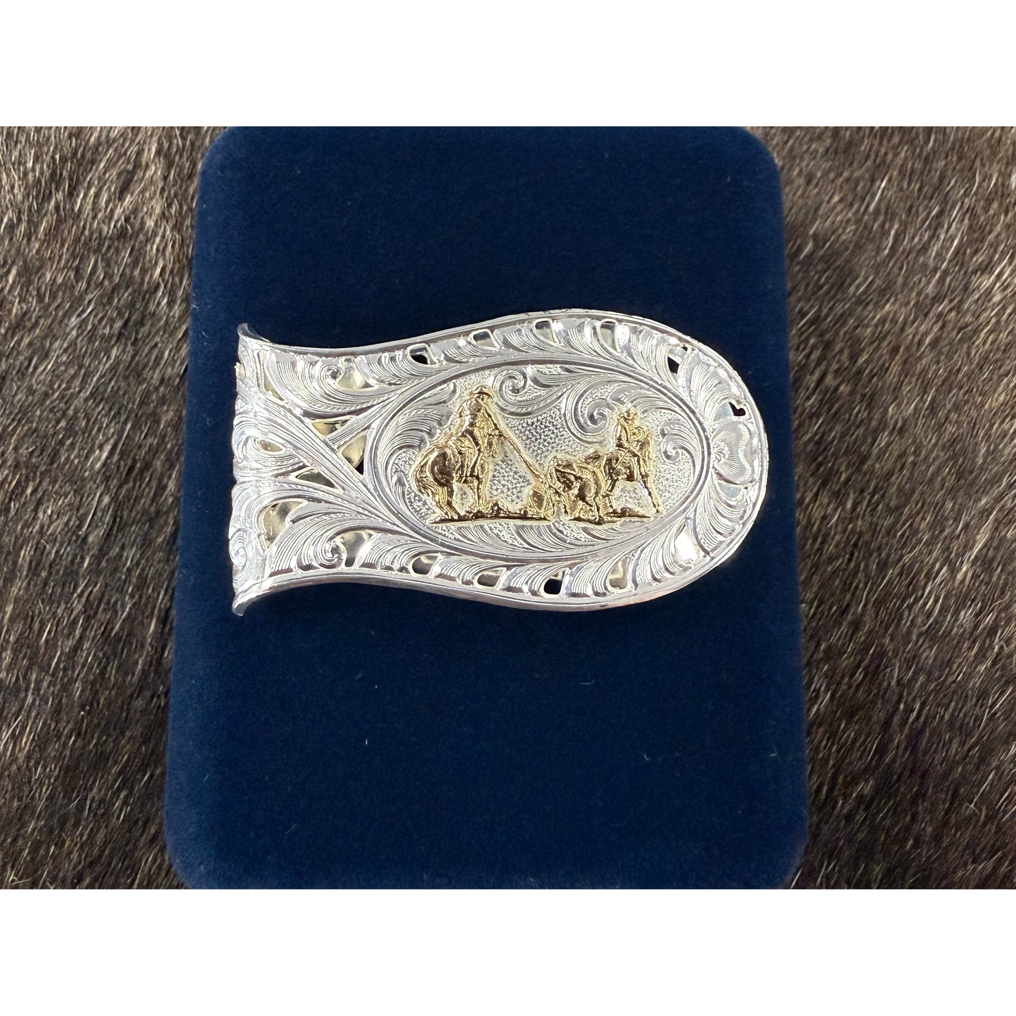 Montana Silversmith Team Roping Money Clip