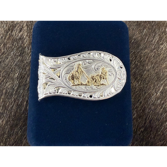 Montana Silversmith Team Roping Money Clip