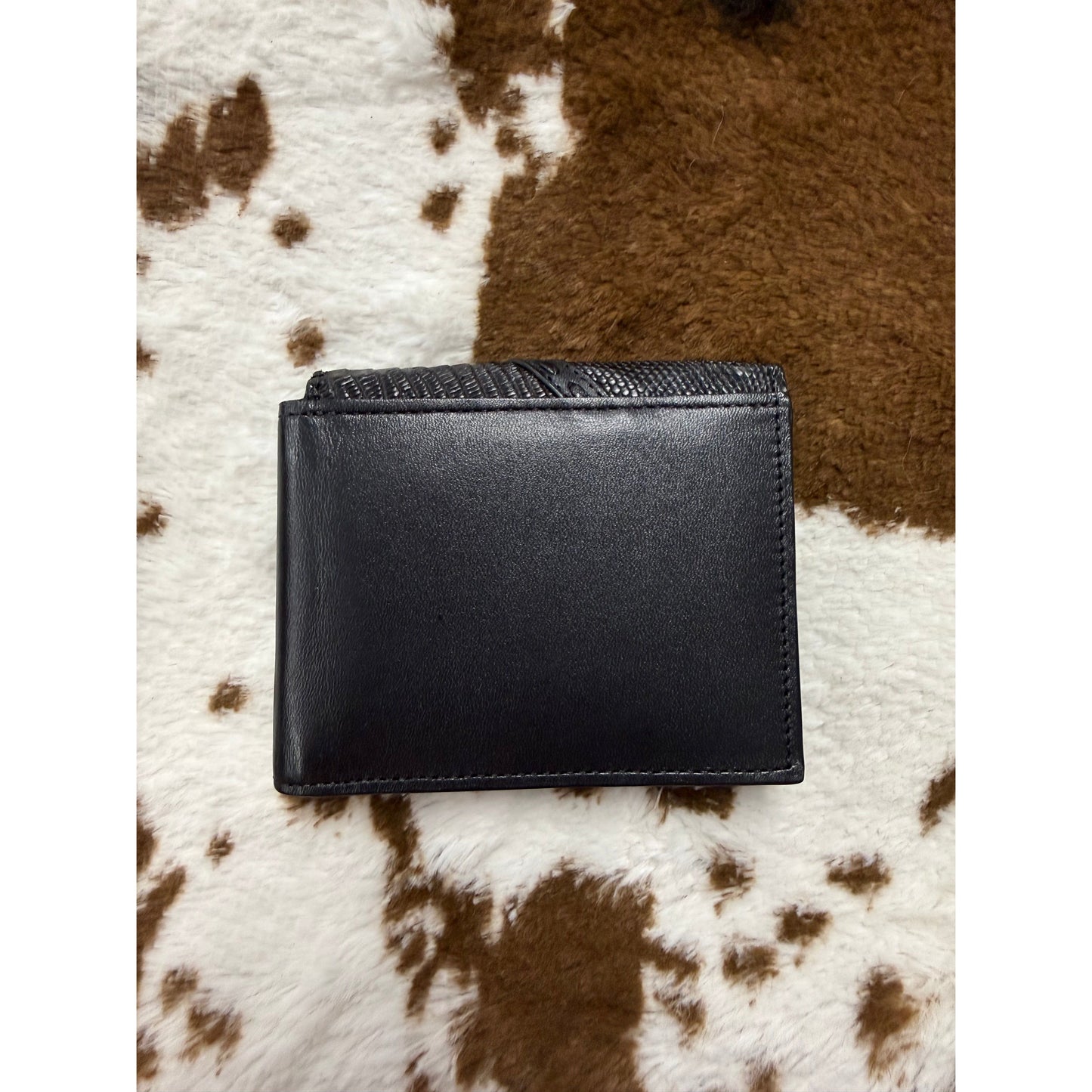 Cuadra Black Lizard Wallet