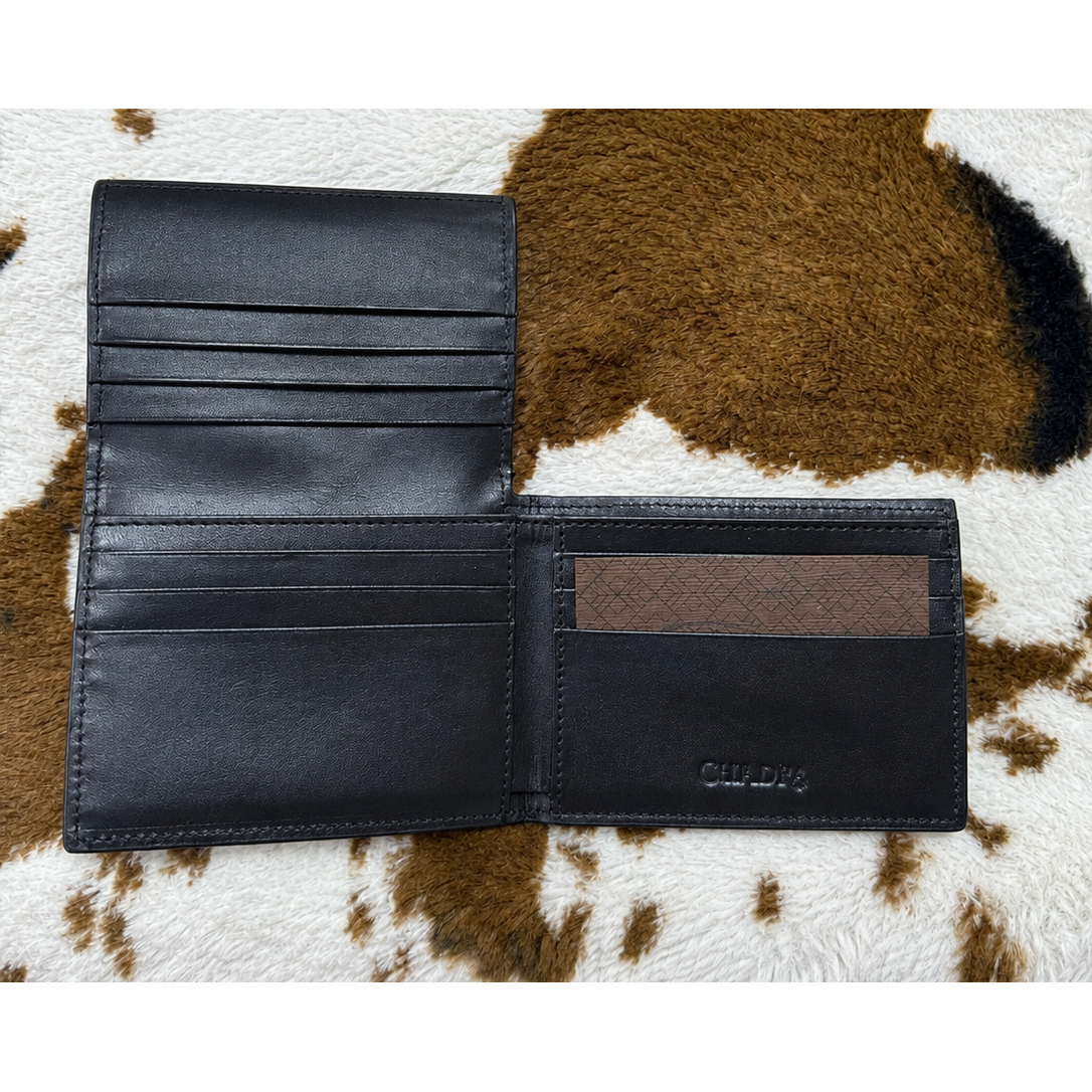 Cuadra Black Lizard Wallet