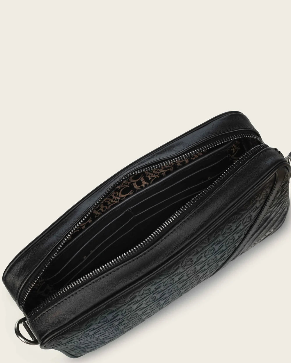 Cuadra Blue Caiman Laser Wrist Bag
