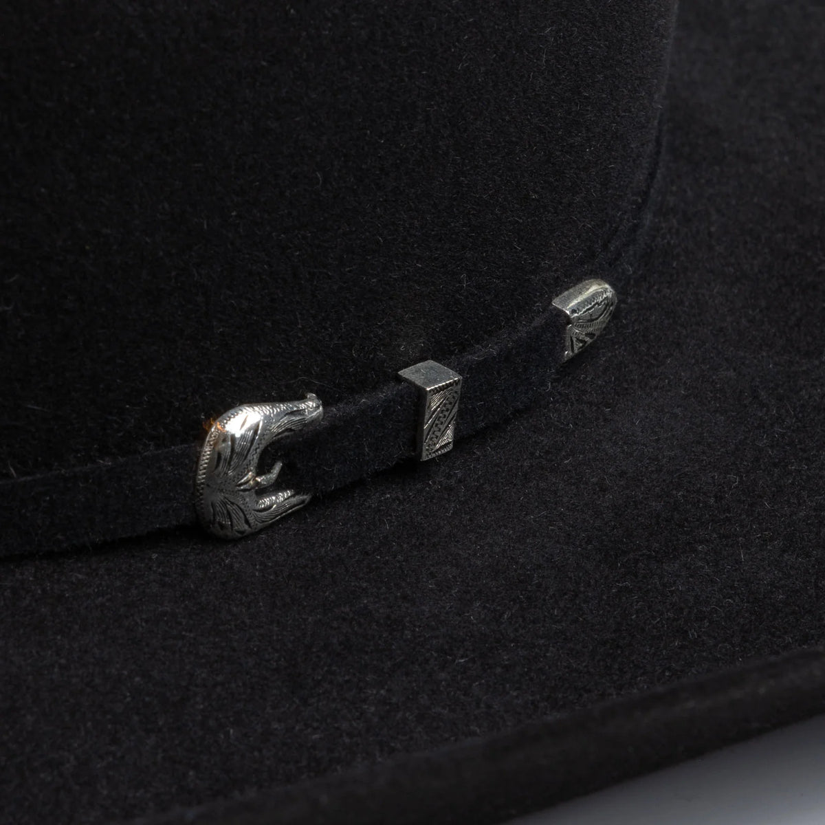 Larry Mahan 5X Fort Worth Black Fur Felt