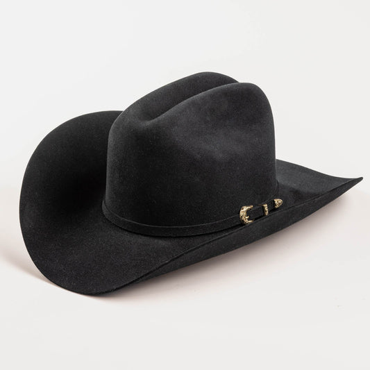 Larry Mahan 5X Dorado Black Fur Felt