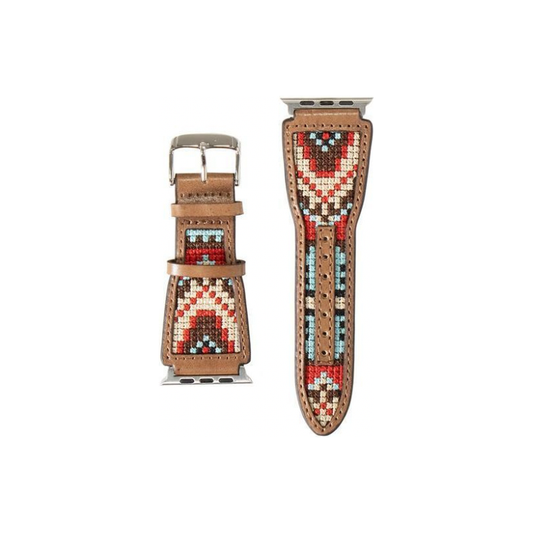 Aztec Embroidery Buckle Women's Watch Band