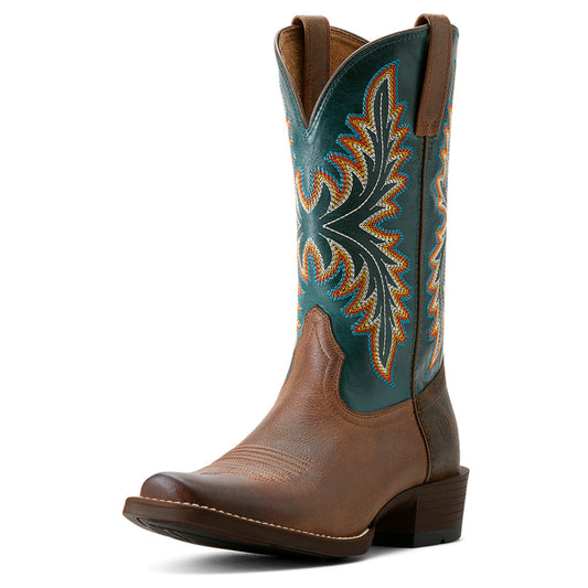 Ariat Men's Renegade Vintage Oak/Deep Teal Cowboy Boot
