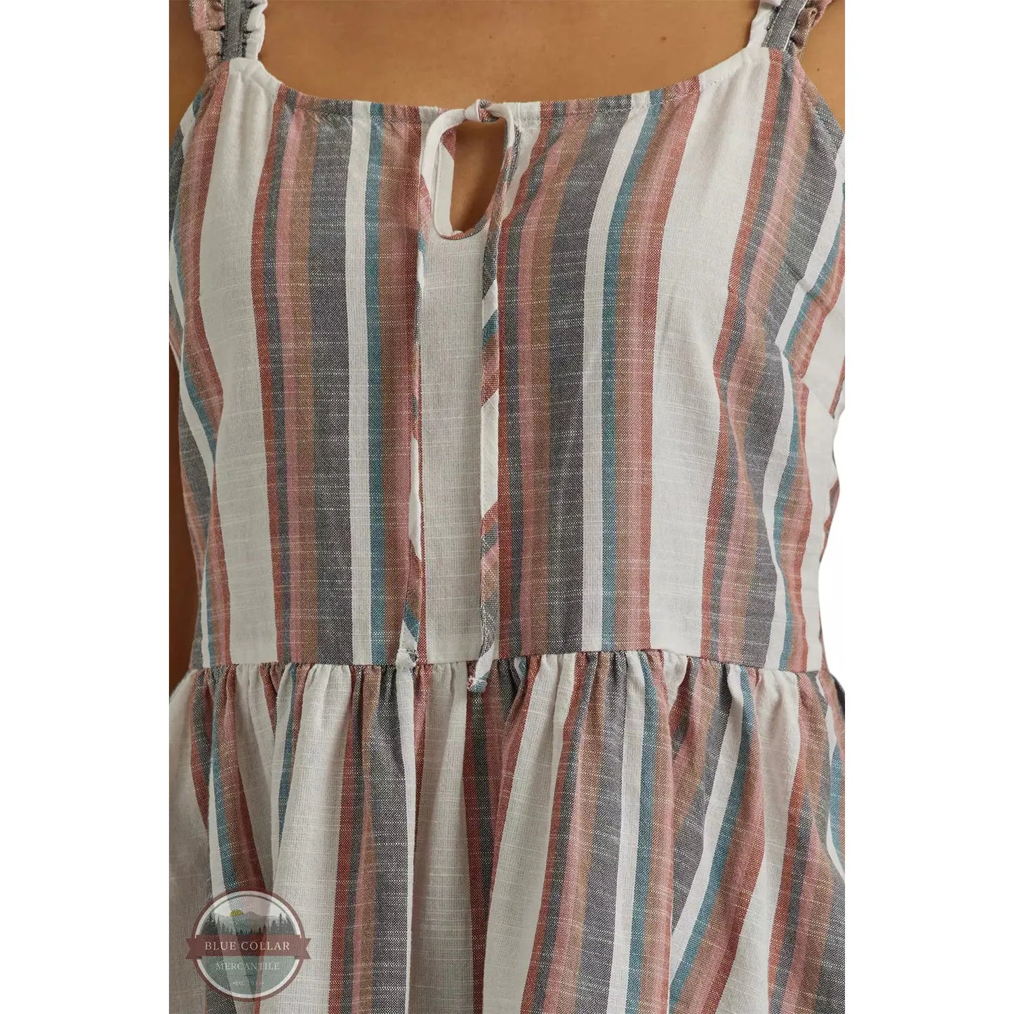 Wrangler Women's Retro Striped Punchy Peplum Top