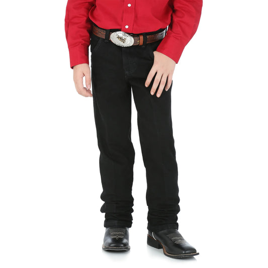 Wrangler Boys Cowboy Cut Black Jean