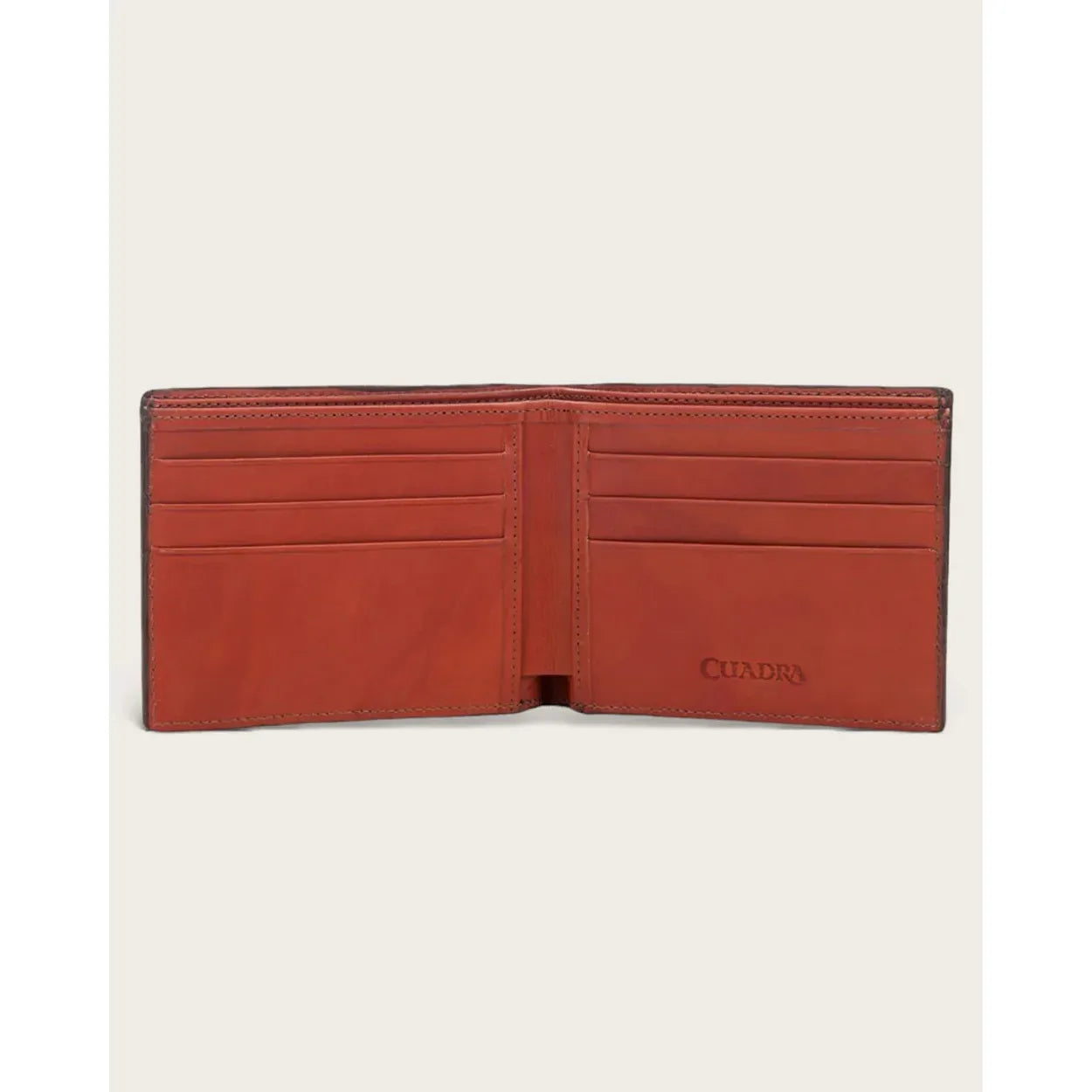 Cuadra Brown Bifold Deer Wallet