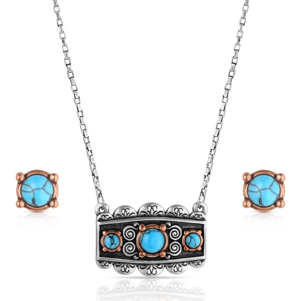 Turquoise Peaks Jewelry Set