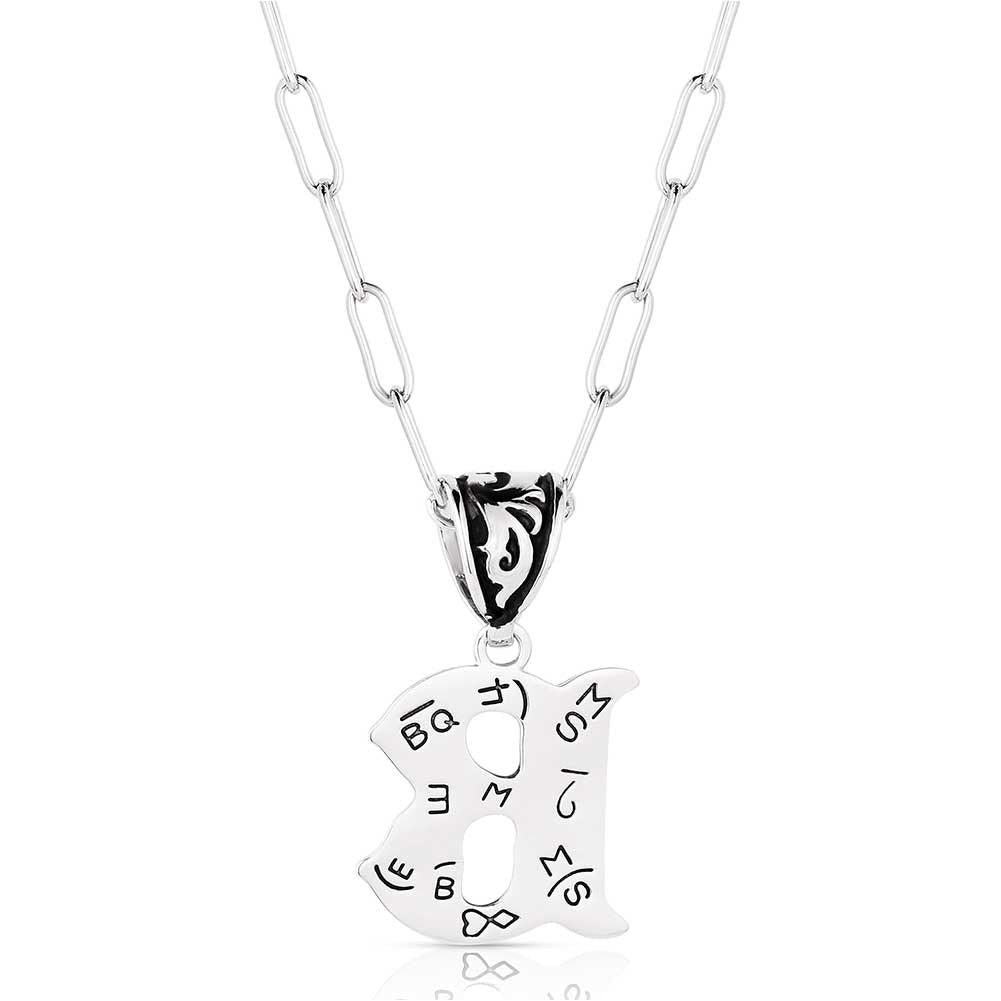 Western Initial Necklace