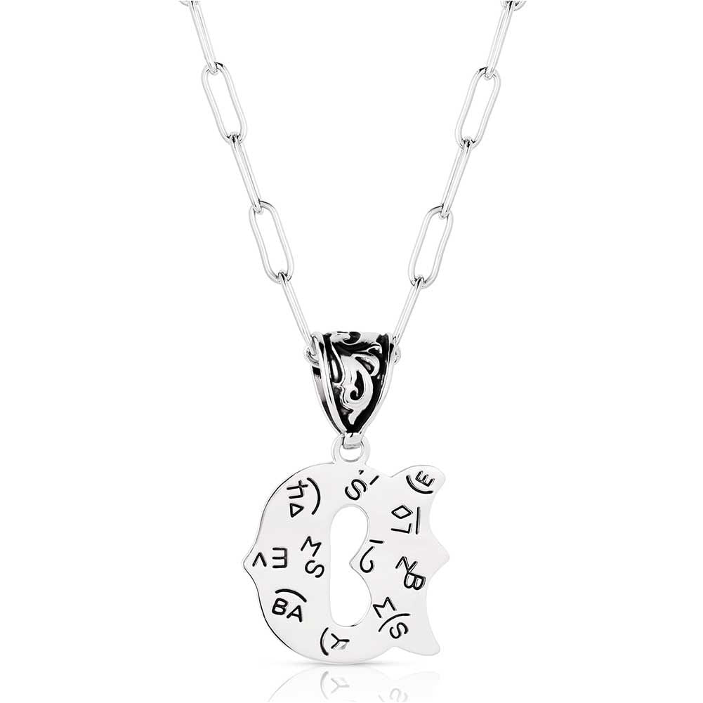 Western Initial Necklace