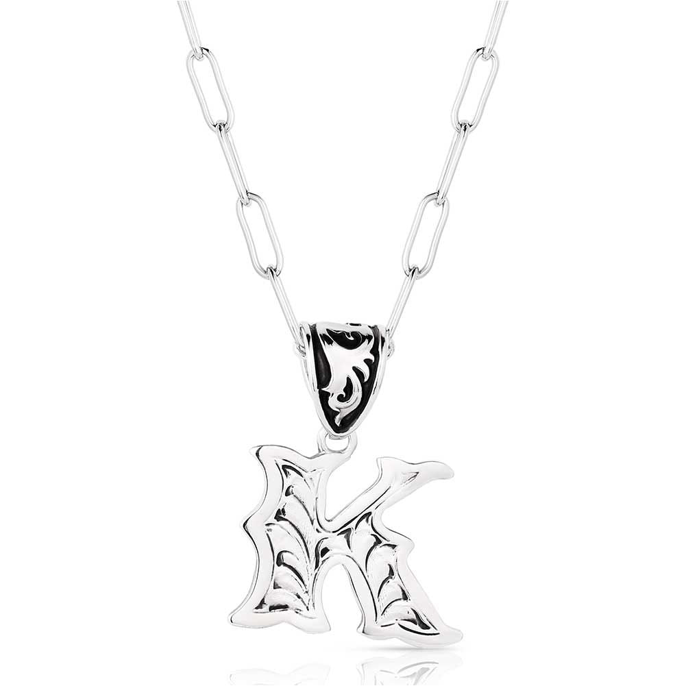 Western Initial Necklace