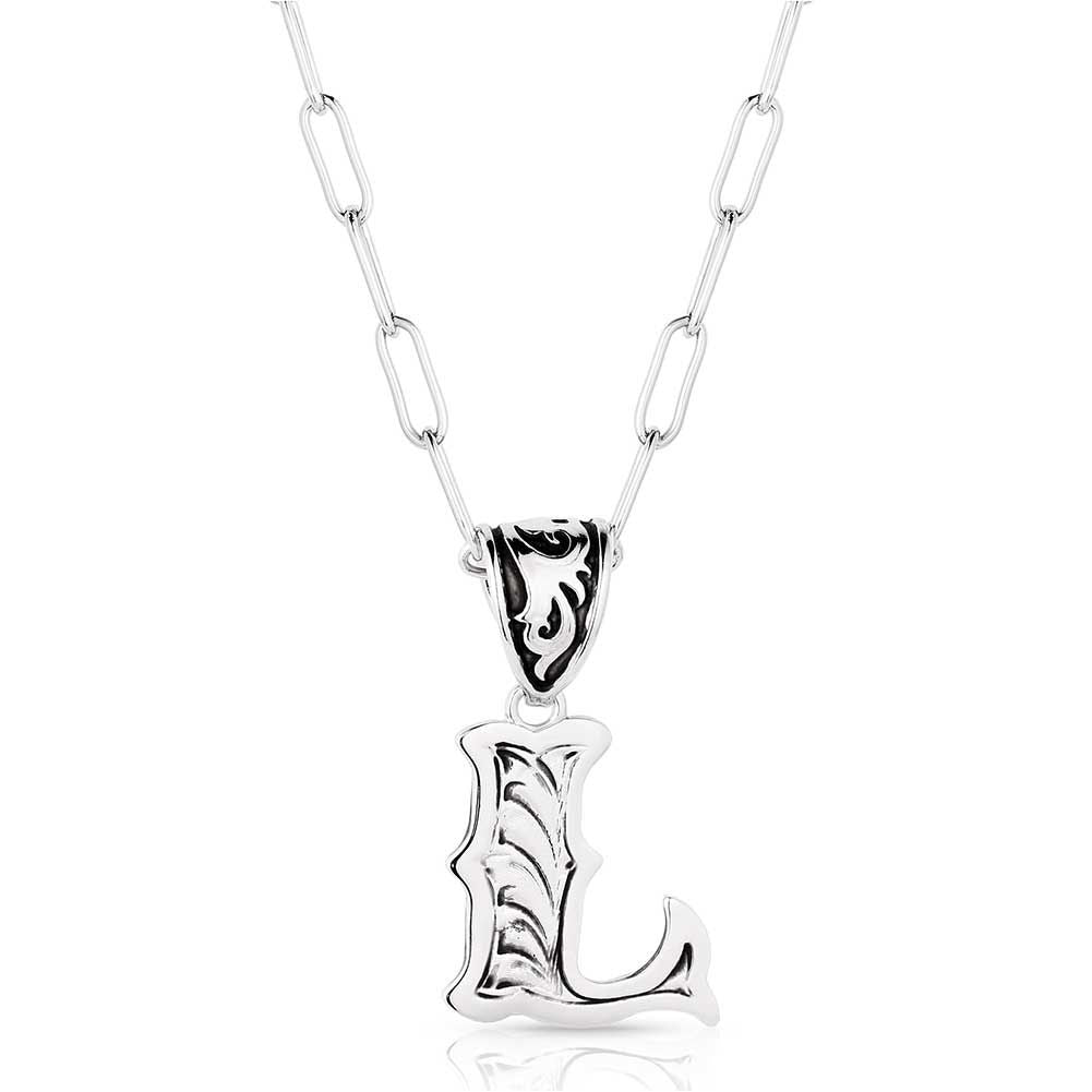 Western Initial Necklace