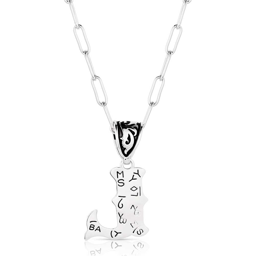 Western Initial Necklace