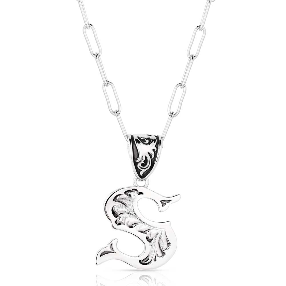 Western Initial Necklace