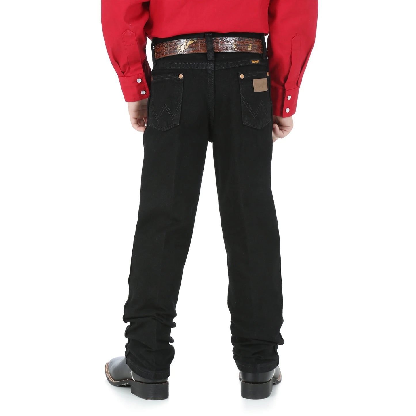 Wrangler Boys Cowboy Cut Black Jean