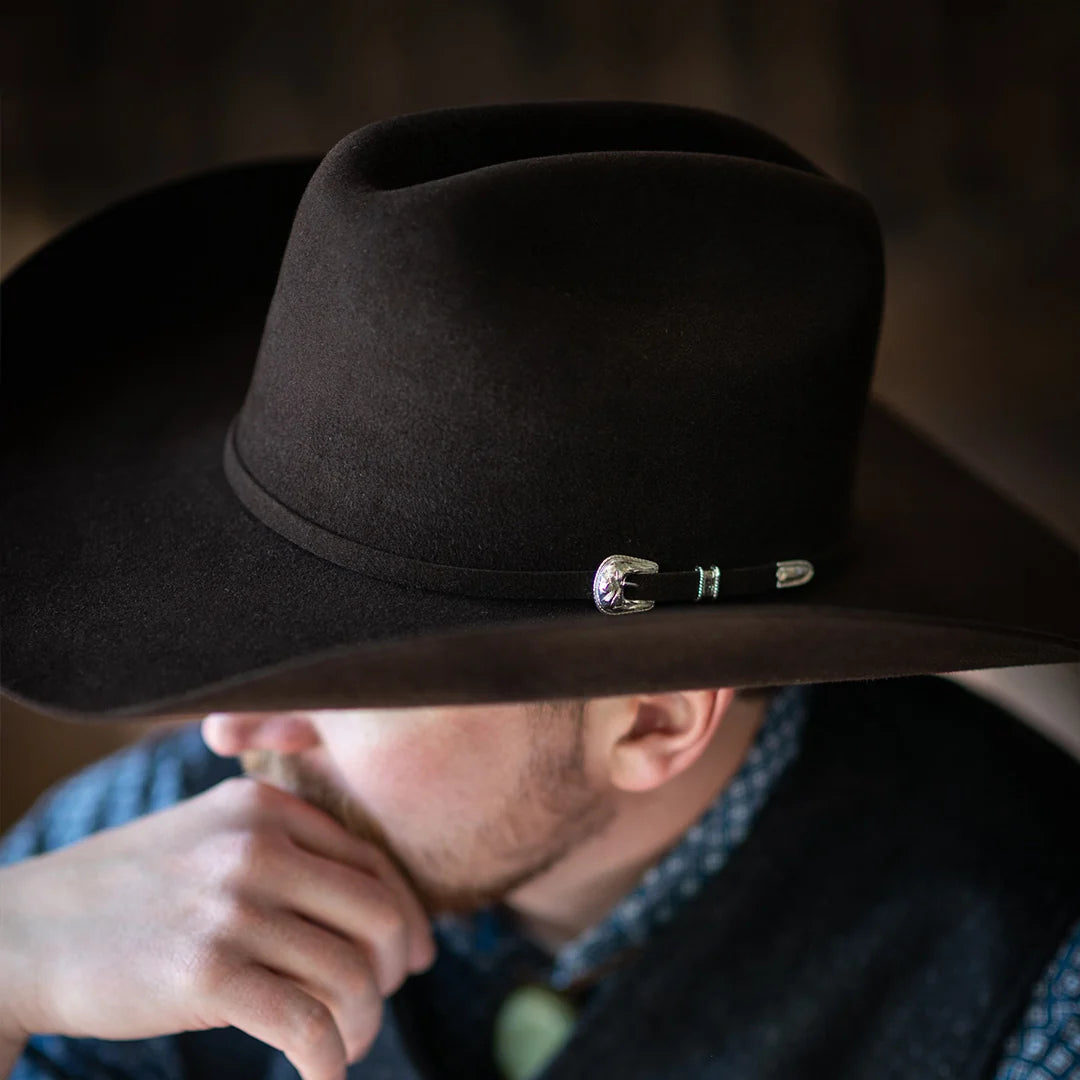 Larry Mahan 5X Fort Worth Black Fur Felt